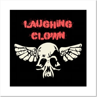 laughing clown Posters and Art